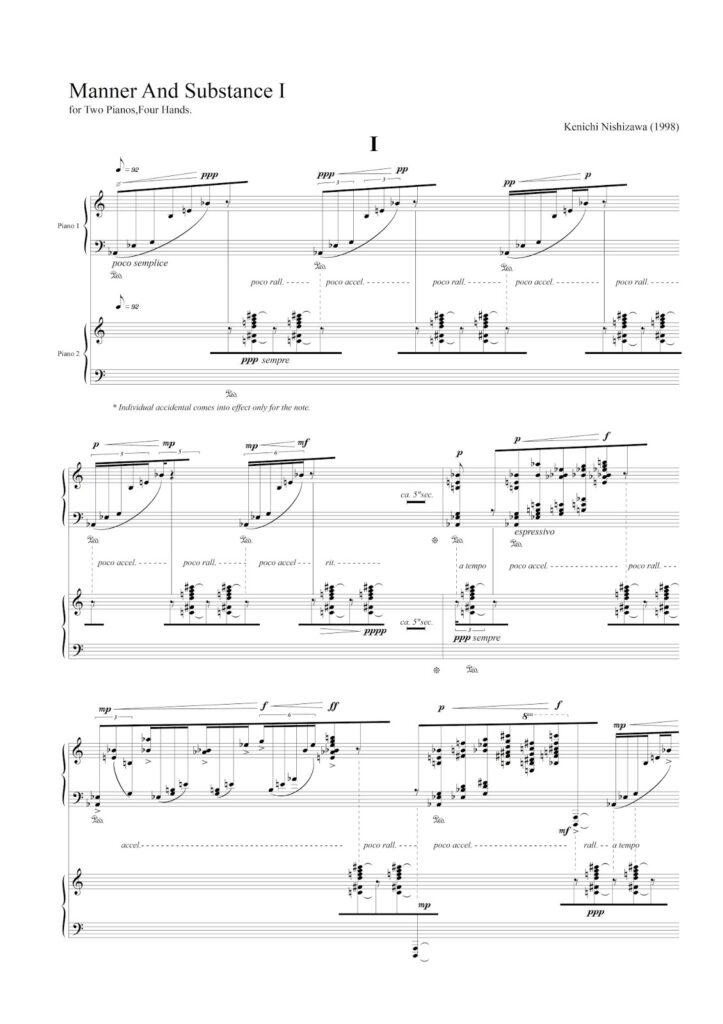 Manner and Substance op.8