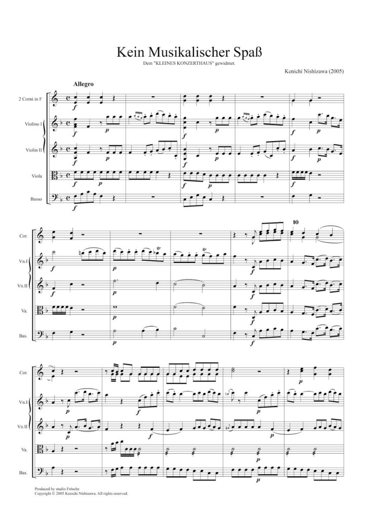 Kein Musikalisher Spass op.51